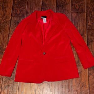 Sag Harbor Vibrant Red Blazer